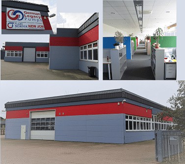 Bürogebäude, Produktionshalle, Office building, production hall